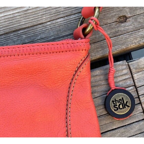 (2) The Sak Iris Pebbled Leather Adjustable Crossbody Shoulder Bags - Picture 3 of 15